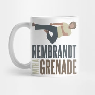 Rembrandt With a Grenade Mug